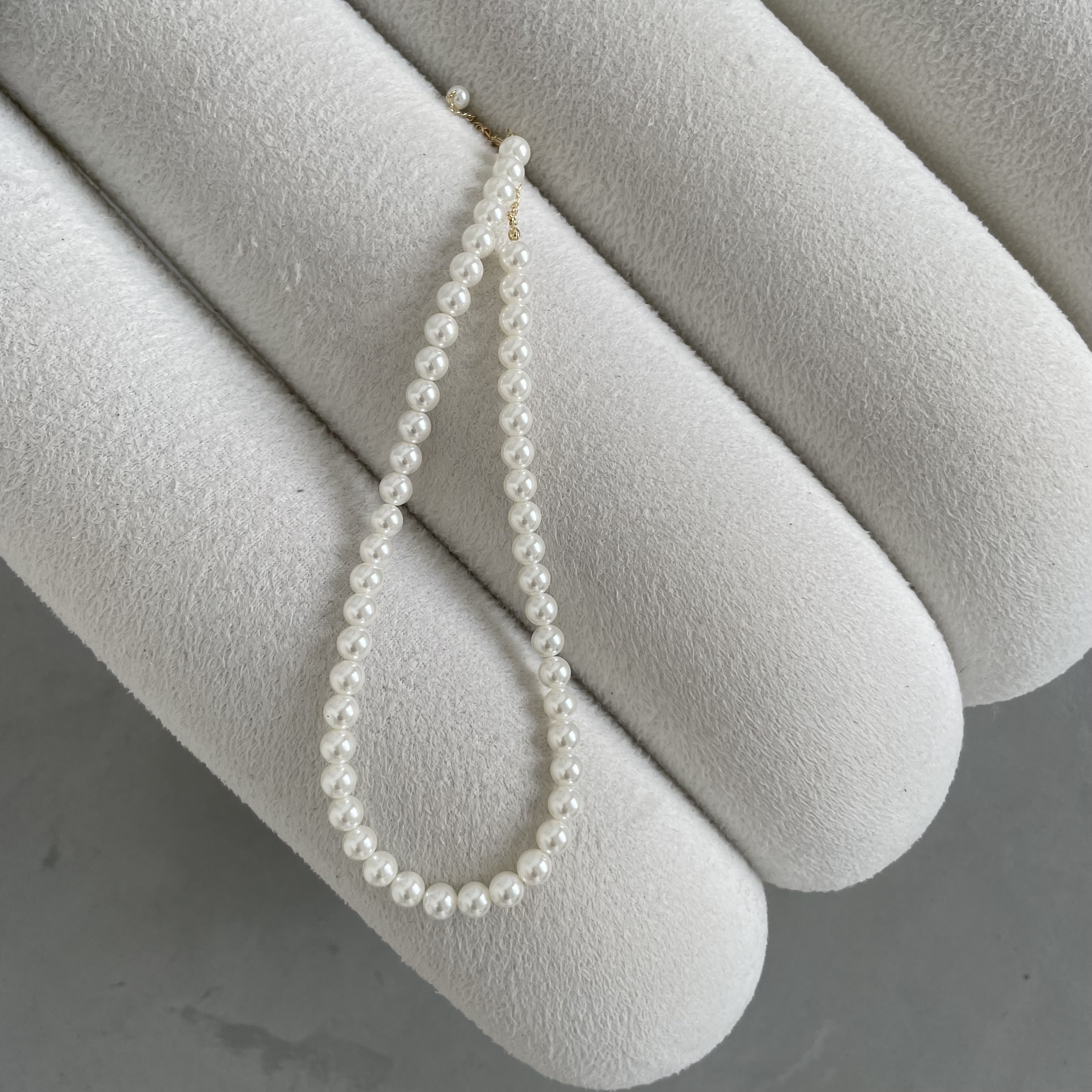 картинка Бусы жемчужные "White stones"