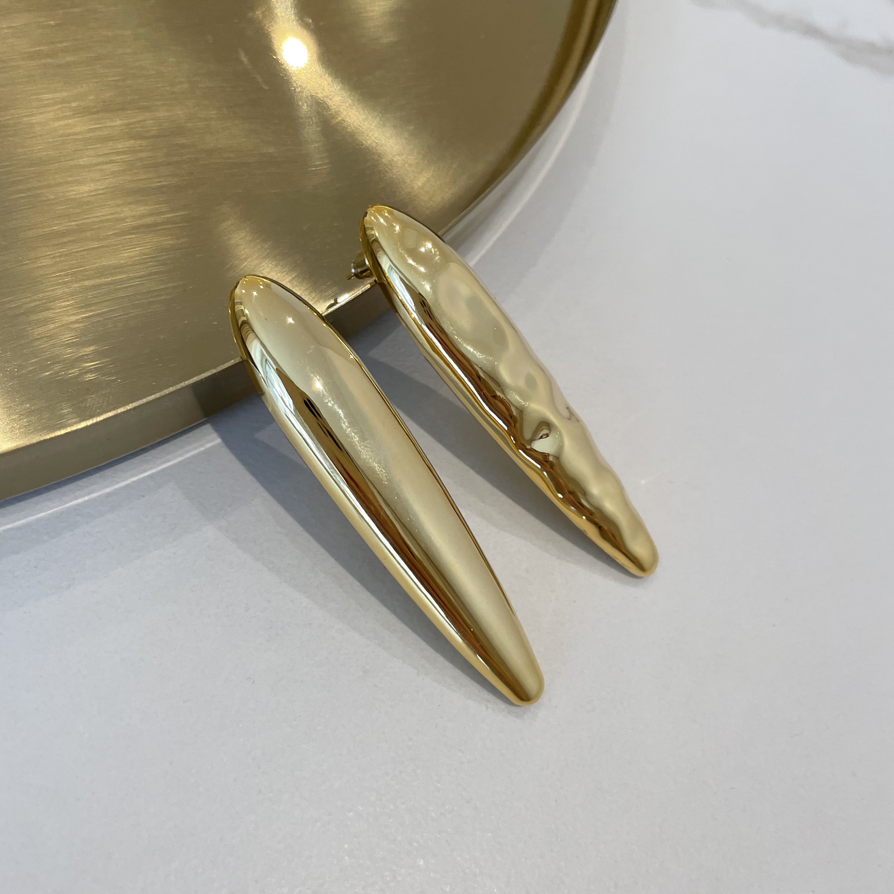 картинка Серьги "Magic wand gold"