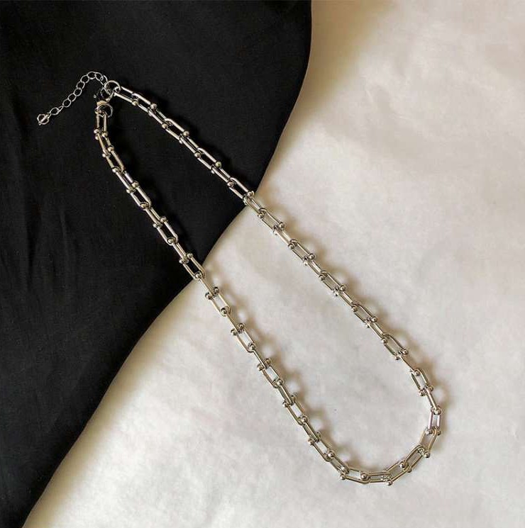 картинка Цепь "Хип - Хоп серебро"