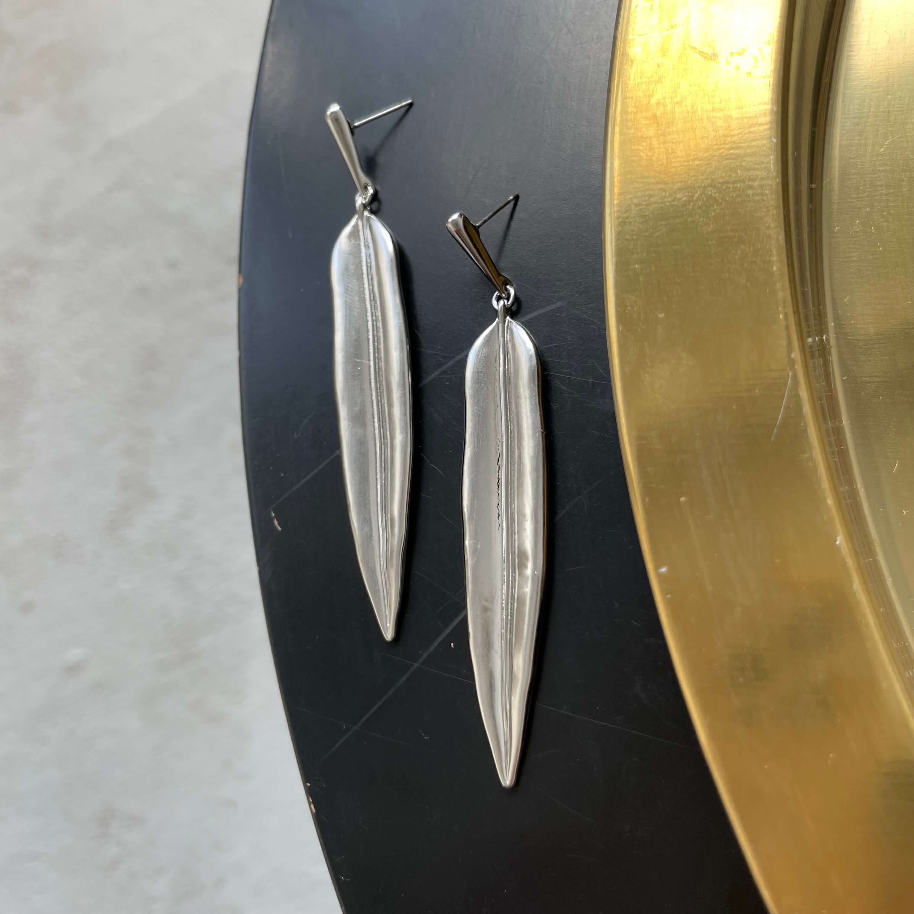 картинка Серьги "Silver leaf"