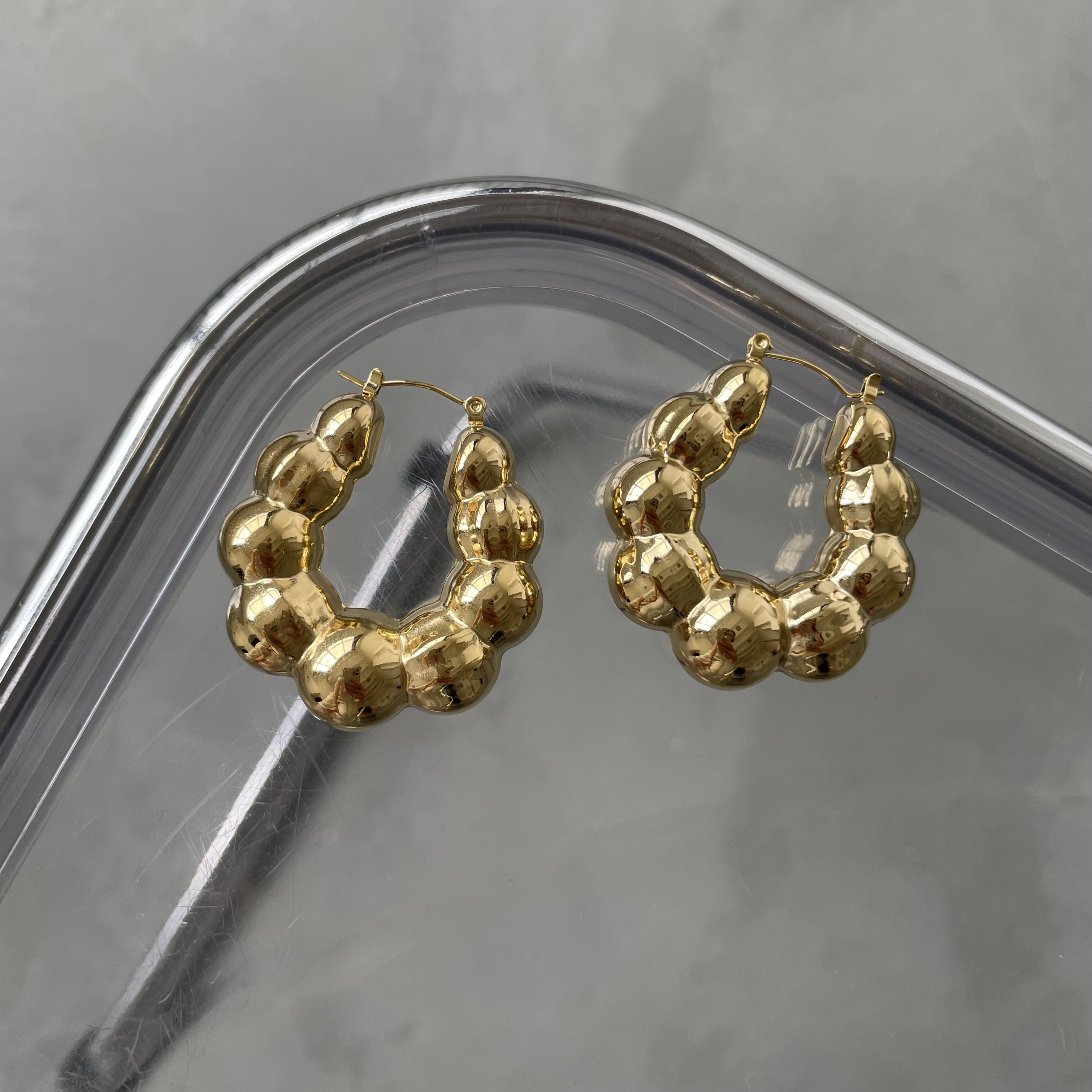 картинка Серьги "Golden goose"