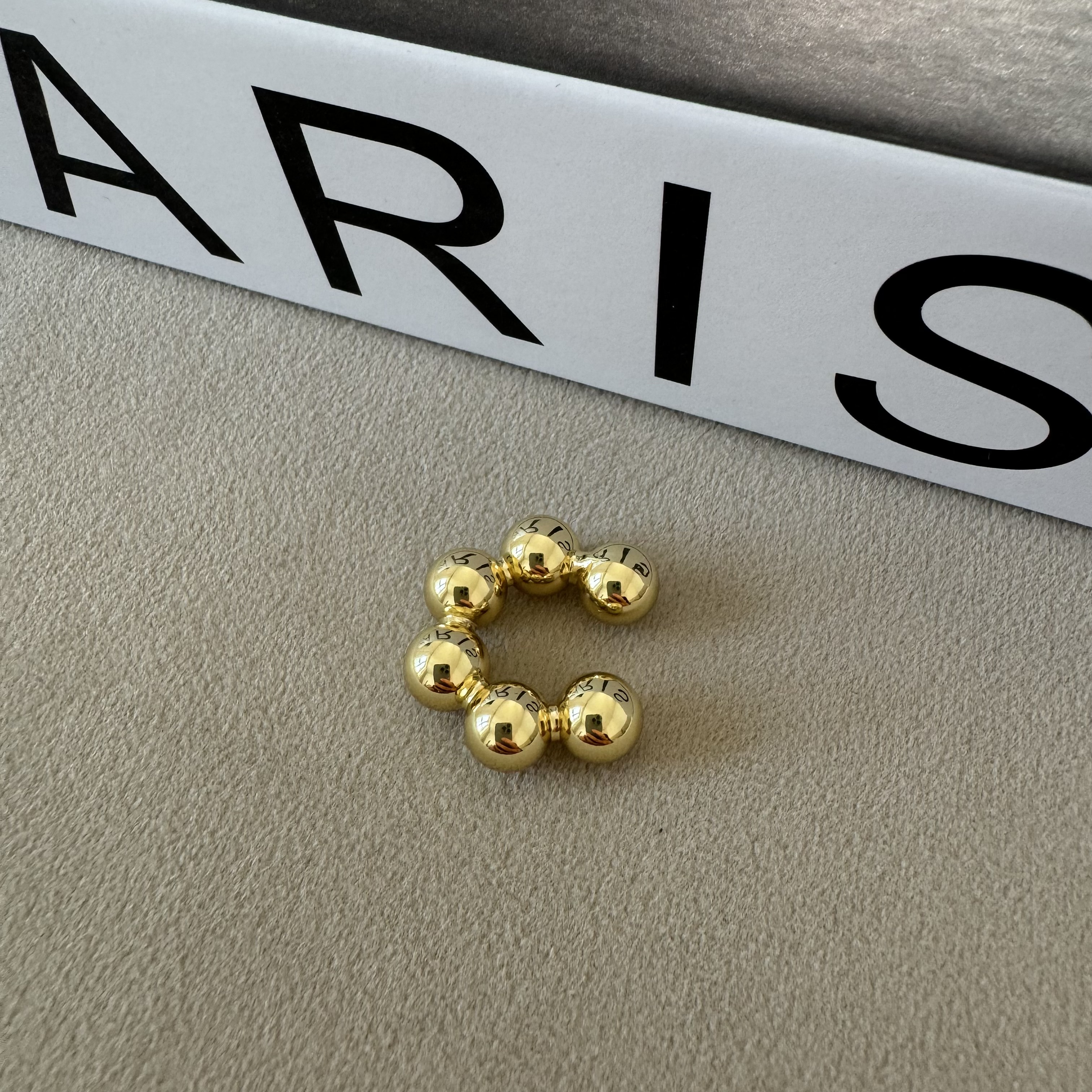 картинка Серьга-каффа "Nodule"