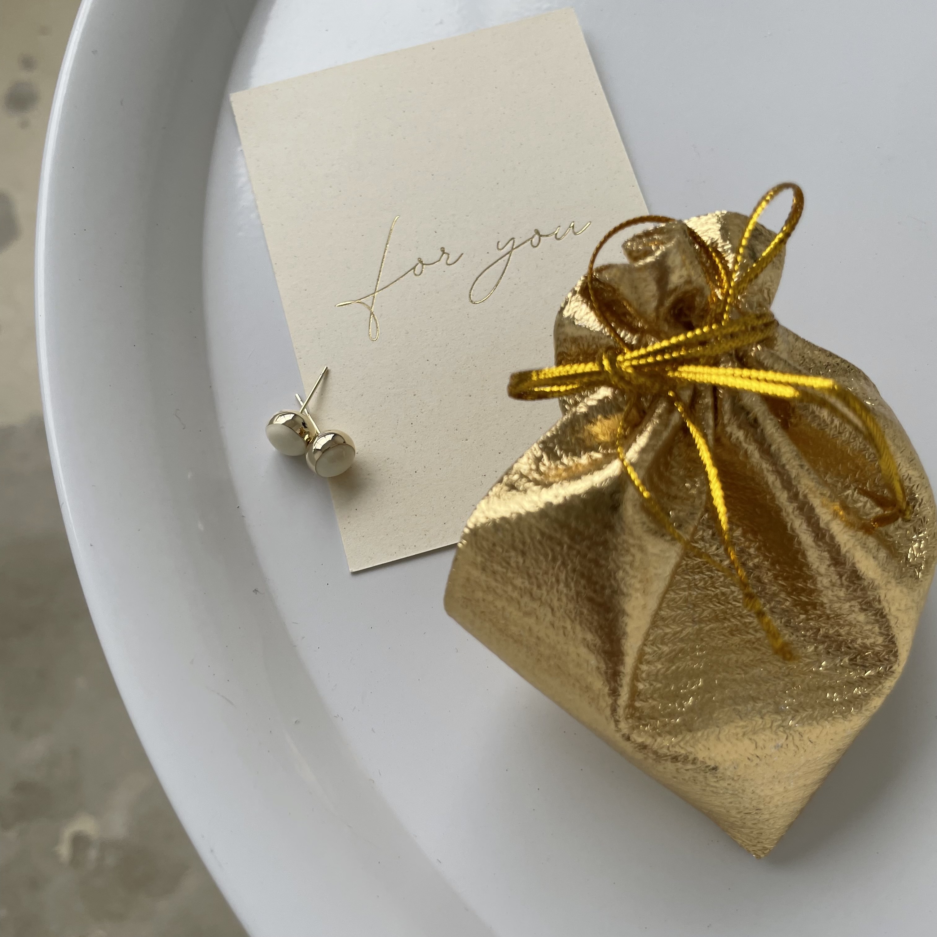 картинка Серьги "Молочный пусет"