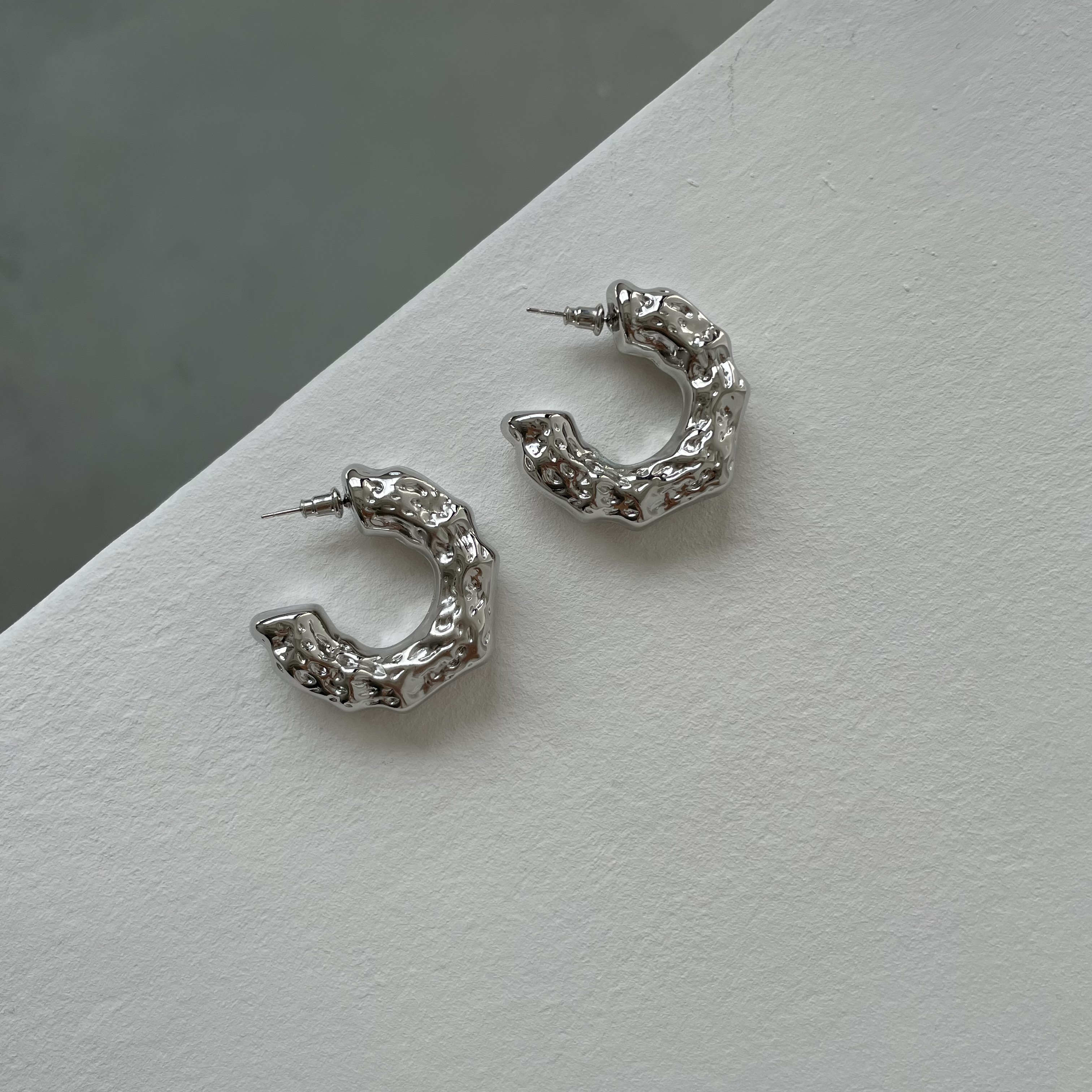 картинка Серьги "Серебряный бамбук"