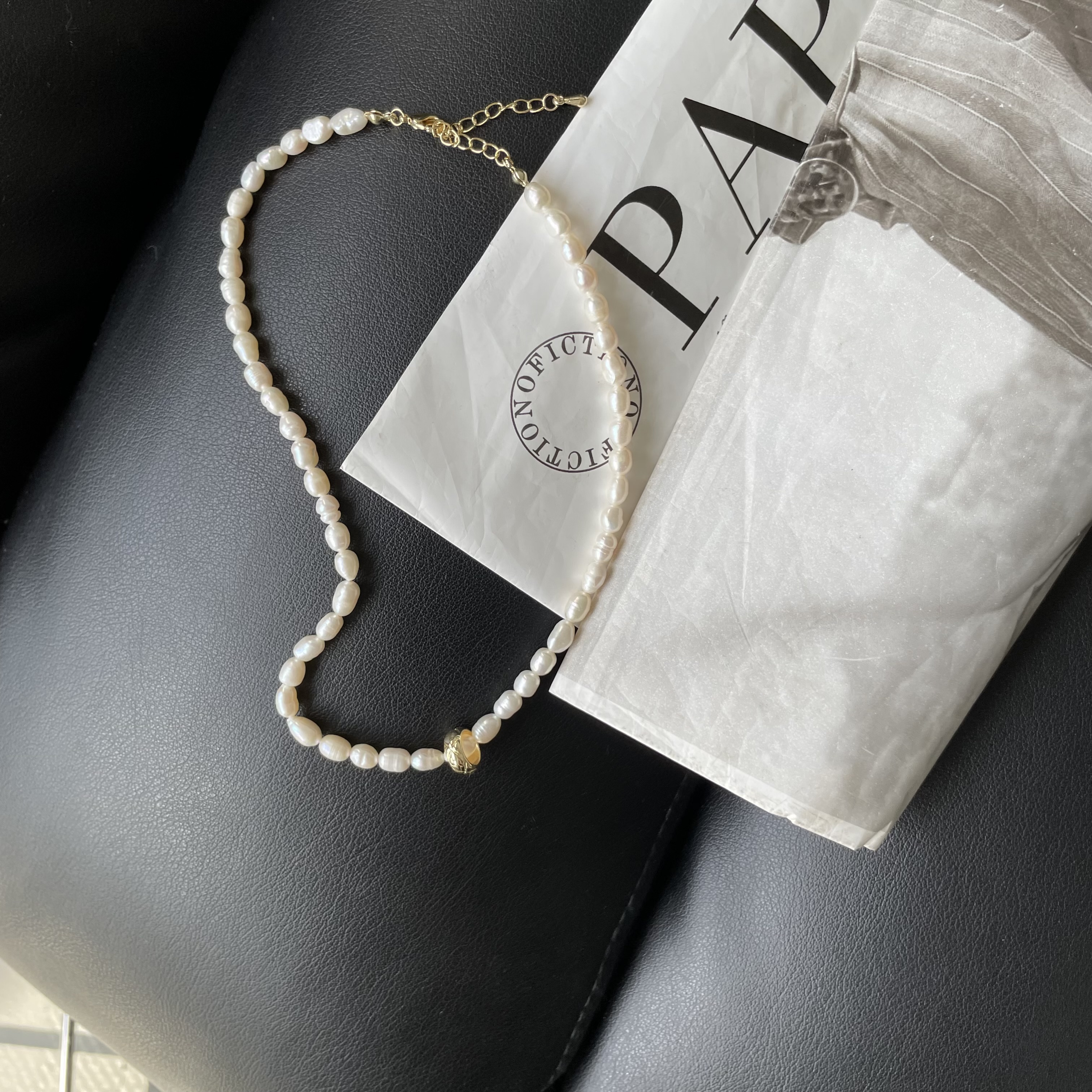 картинка Чокер жемчуг "Pearl ring"