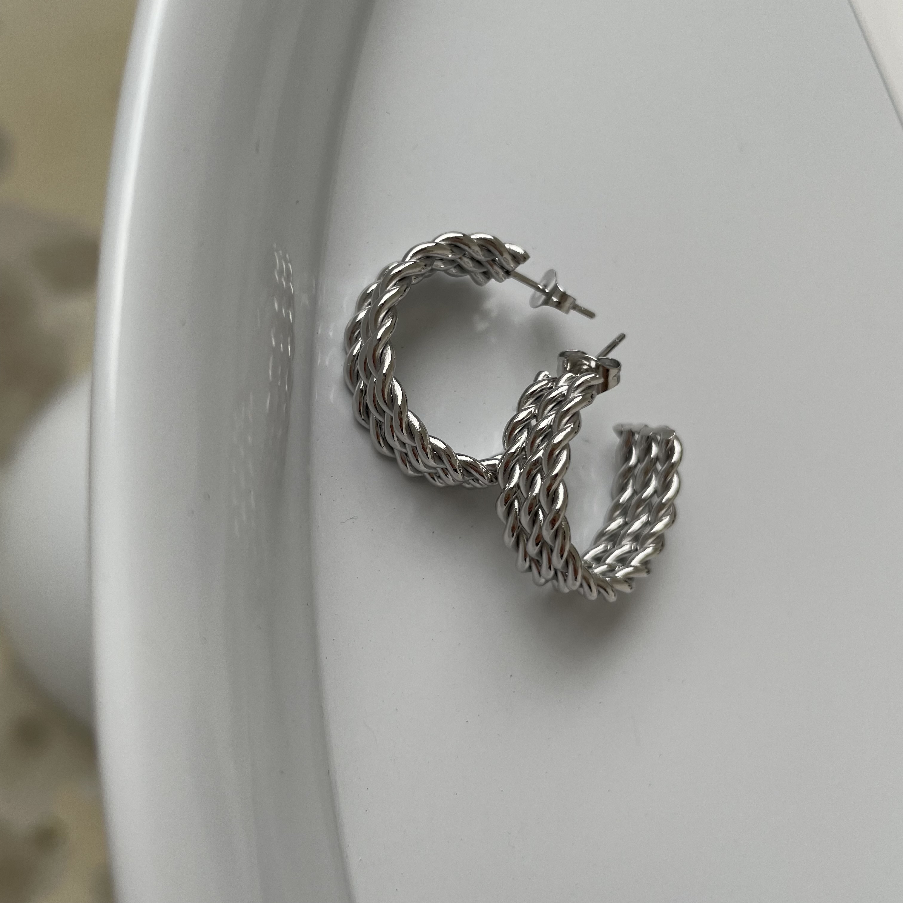 картинка Серьги "Тhree chains"