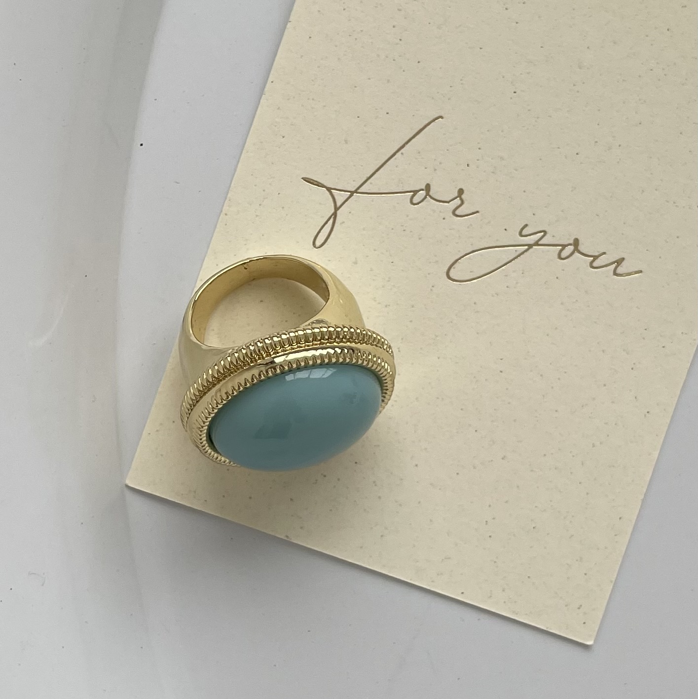 картинка Кольцо "Blue circle"