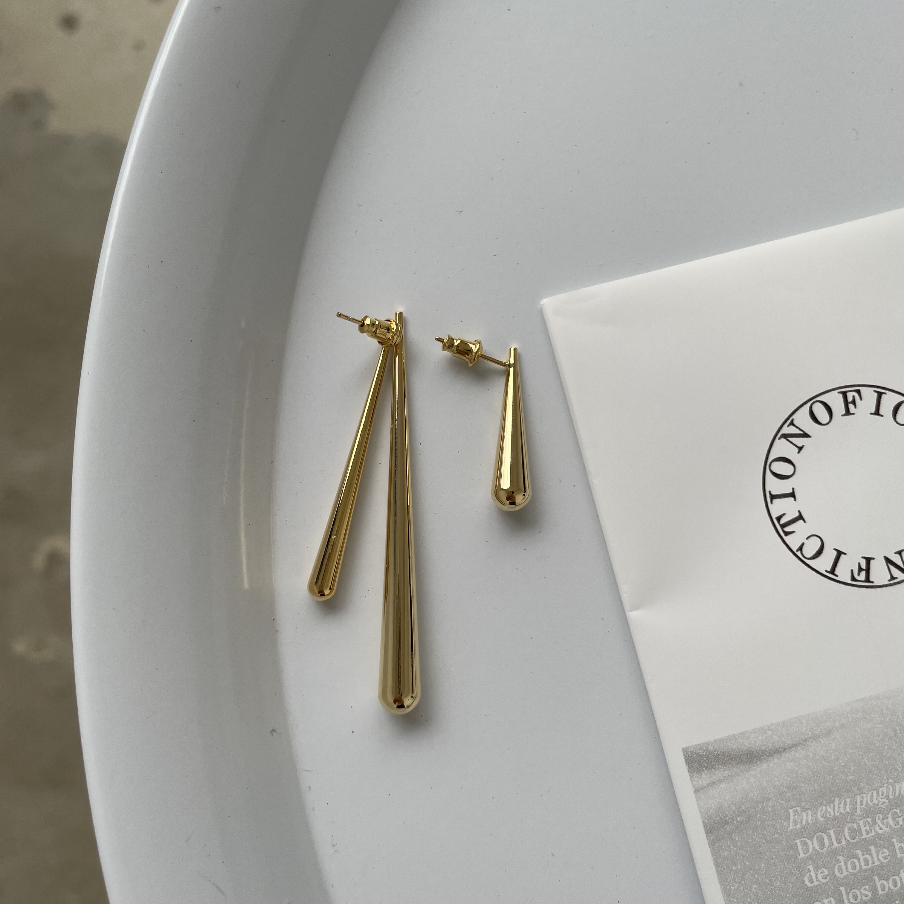 картинка Серьги "Golden mace"