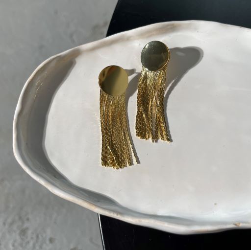 картинка Серьги "Golden rain"