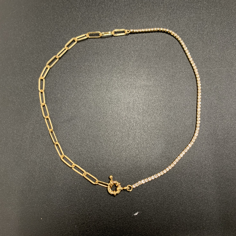 картинка Чокер золотой "Love"