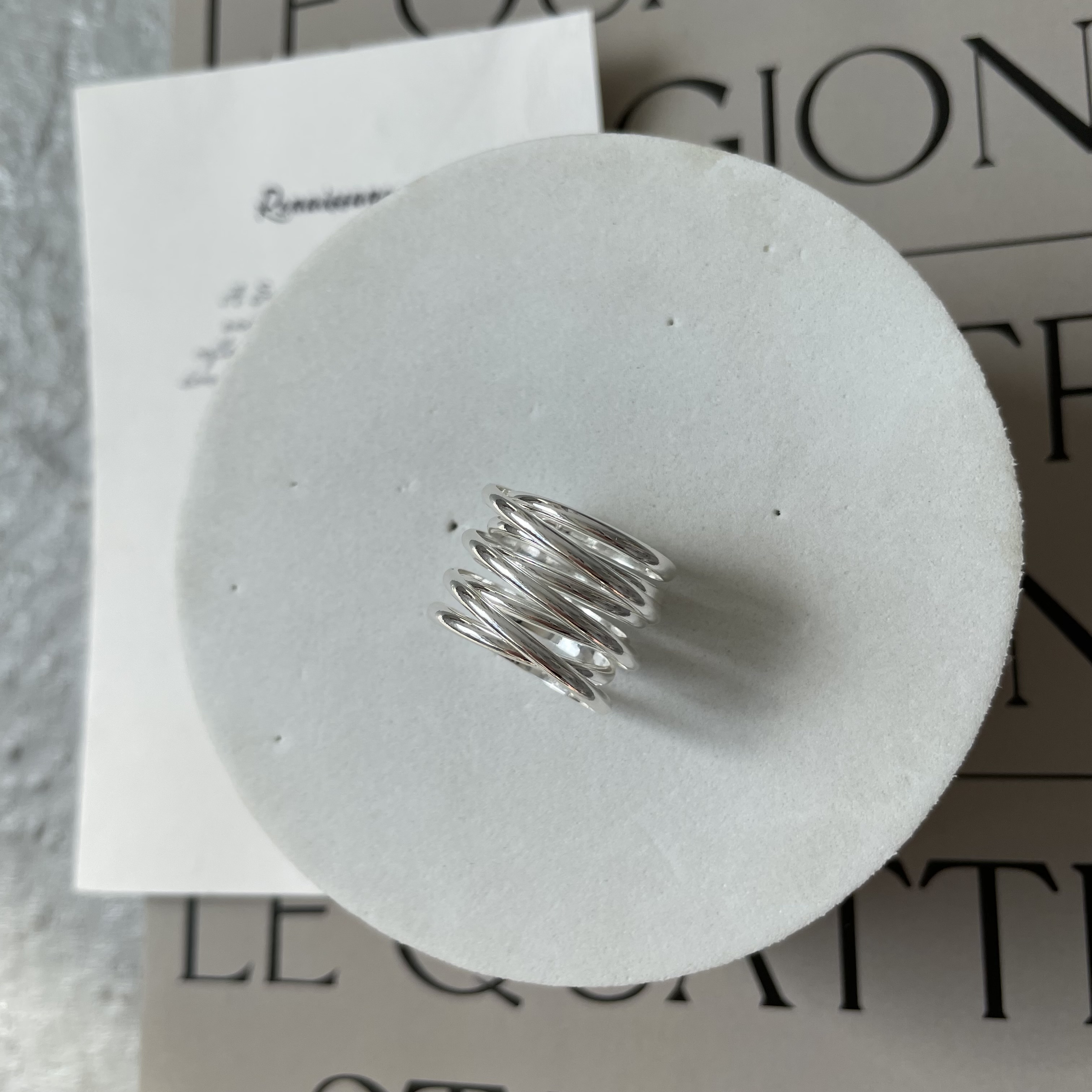 картинка Кольцо "Silver spiral"