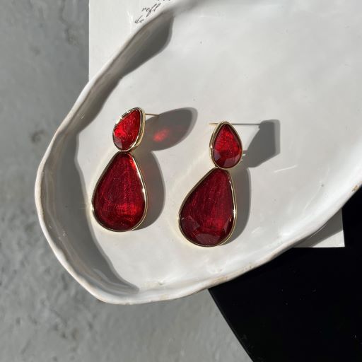картинка Серьги "Lady in Red"