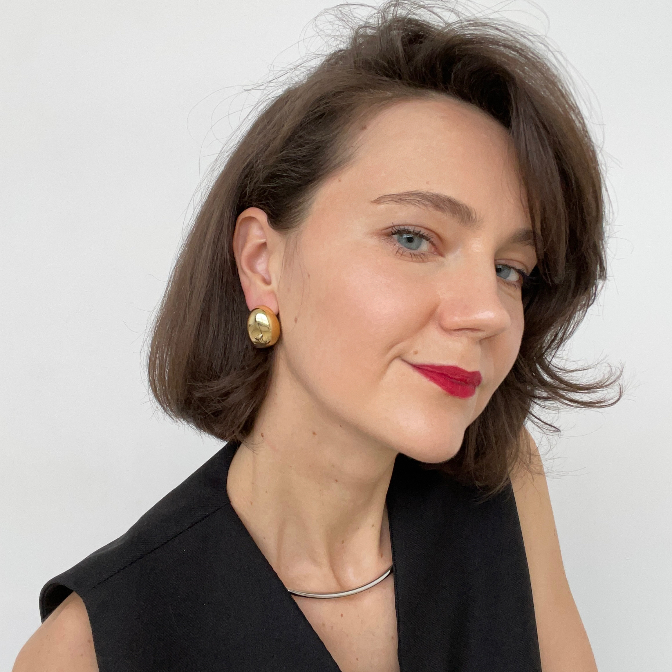 картинка Серьги "Gold stone"