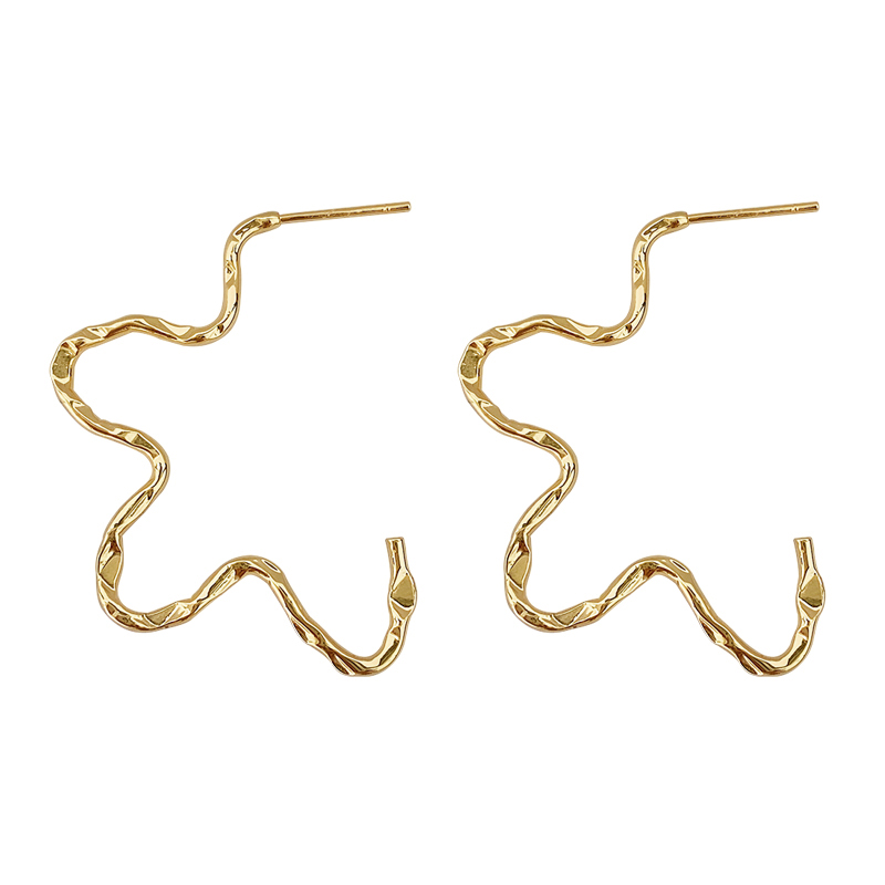 картинка Серьги "Золотые нити"