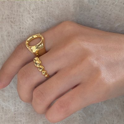 картинка Кольцо "Small beads Gold"