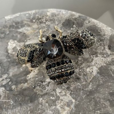 картинка Брошь  "Black fly"