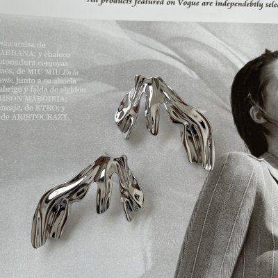 картинка Серьги  "Серебряная листва mini"