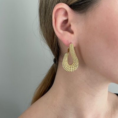 картинка Серьги "Golden curl"