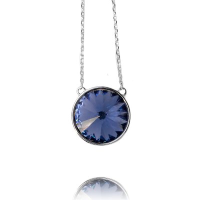 картинка Круглая подвеска с кристаллами Swarovski