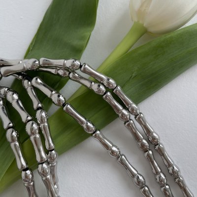 картинка Многоярусное ожерелье "Silver bone"