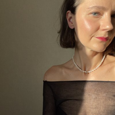 картинка Чокер жемчуг "Pearl ring"