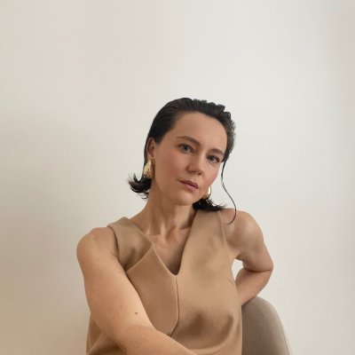 картинка Серьги "Big gold comma"