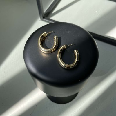 картинка Серьги "Gold bullet"