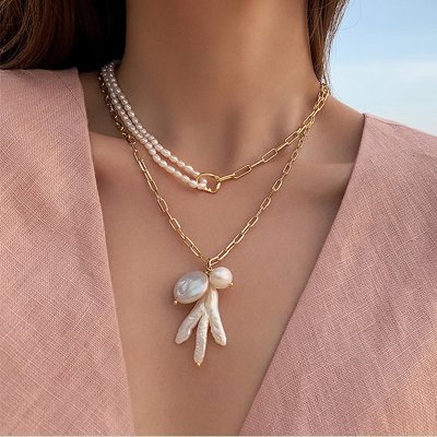 картинка Ожерелье "Pearl coral"