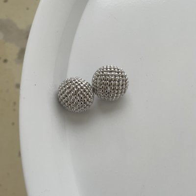 картинка Серьги  "Silver beads"