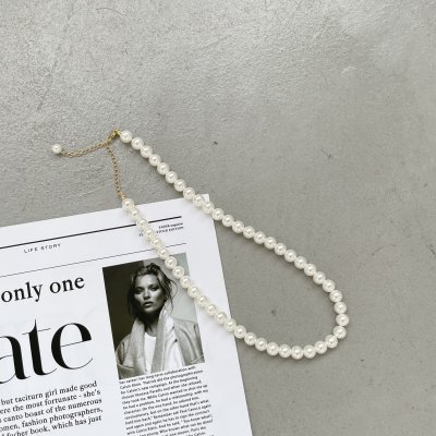 картинка Бусы жемчужные "White stones"