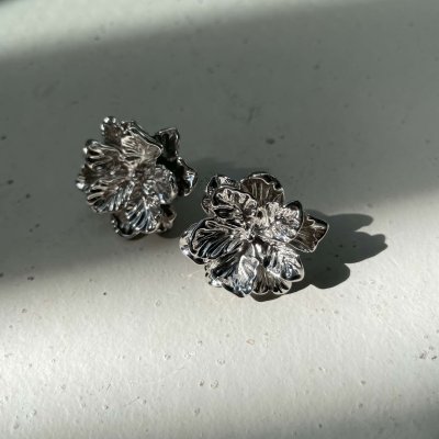 картинка Серьги "Silver flower"