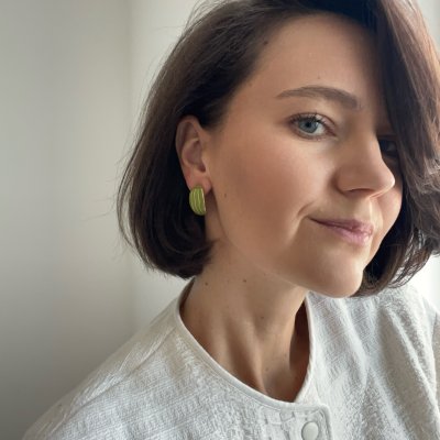 картинка Серьги "Green beetle"