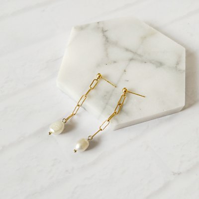 картинка Серьги "Pearl Gold"