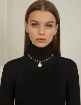 картинка Цепь с барочным жемчугом