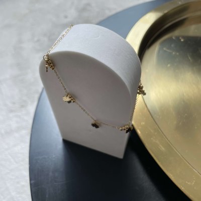 картинка Браслет для ног "Golden сlover"