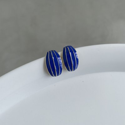 картинка Серьги "Blue beetle"