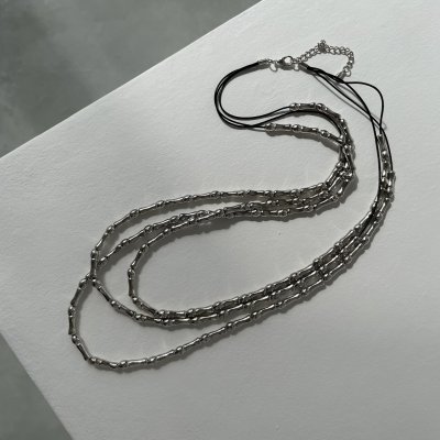 картинка Многоярусное ожерелье "Silver bone"