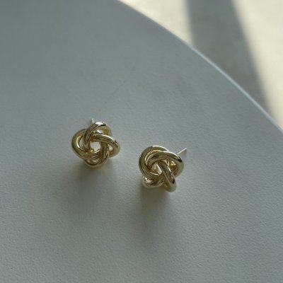 картинка Серьги "Golden knot"