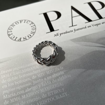 картинка Кольцо "Серебряная коса"