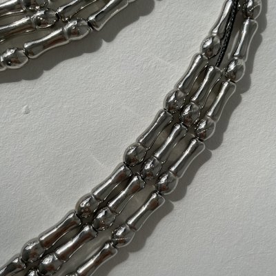 картинка Многоярусное ожерелье "Silver bone"
