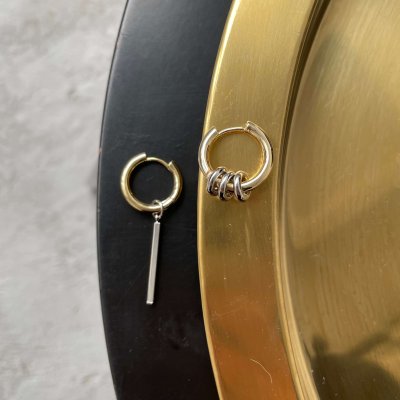 картинка Серьги "Two metal"
