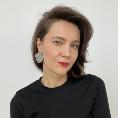 картинка Серьги "Мятый металл"