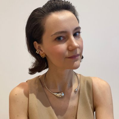 картинка Чокер "Серебряные капли"