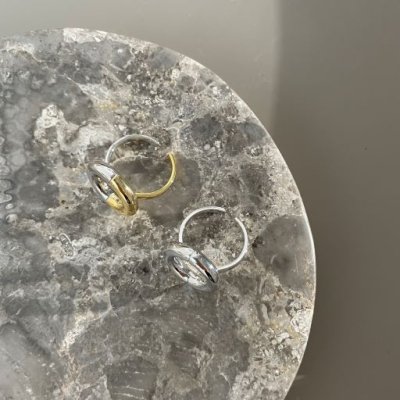 картинка Кольцо "Silver bagel "